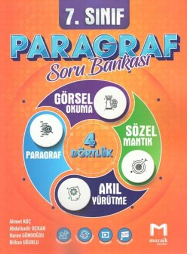 Mozaik Yayınları 7. Sınıf Paragraf Soru Bankası Abdulkadir Uçkan