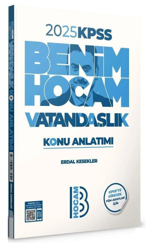 Benim Hocam Yayınları 2025 KPSS Vatandaşlık Konu Anlatımı Erdal Kesekl