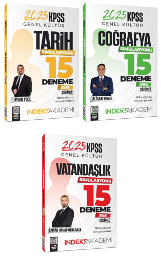 KPSS GY GK,Deneme Sınavları, - İndeks Akademi - İndeks Akademi 2025 KP