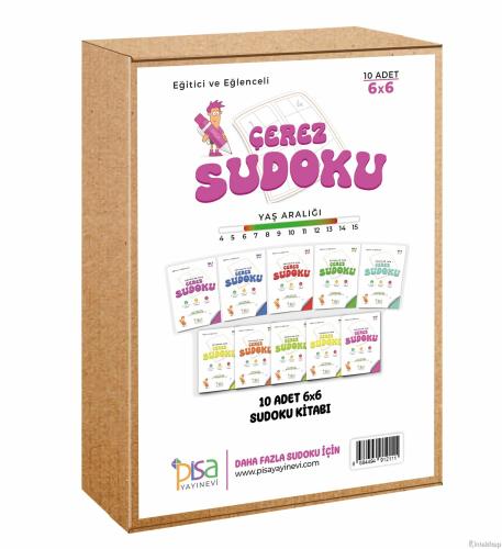 6x6 Eğitici ve Eğlenceli 10 Adet Çerez Sudoku Set Komisyon