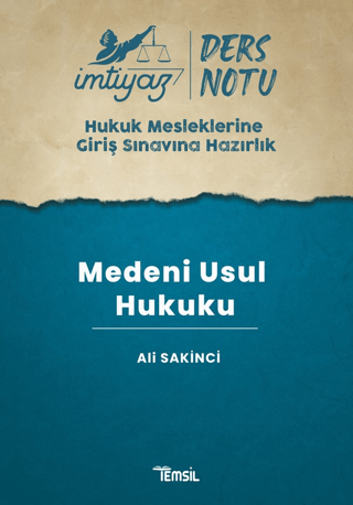 İmtiyaz HMGS Medeni Usul Hukuku Ders Notları Ali Sakinci