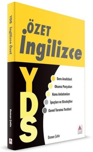 Delta Kültür Yayınevi YDS Özet İngilizce Osman Çetin