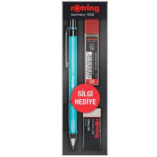 Rotring Okul Seti Visuclick Versatil/Min/Silgi 0.7 mm Mavi