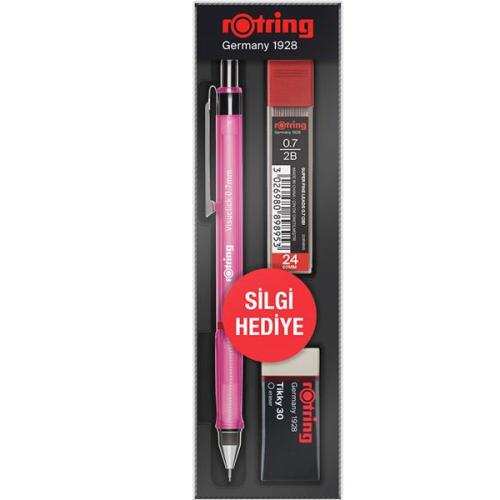 Rotring Okul Seti Visuclick Versatil/Min/Silgi 0.7 mm Pembe