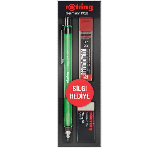 Rotring Okul Seti Visuclick Versatil/Min/Silgi 0.7 mm Yeşil