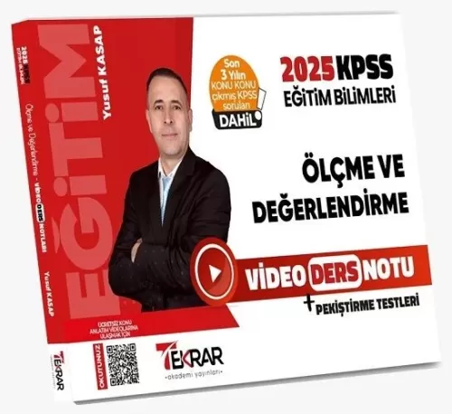 Tekrar Akademi 2025 KPSS Eğitim Bilimleri Ölçme ve Değerlendirme Video