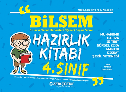 Zeki Çocuk 4. Sınıf Bilsem Hazırlı Kitabı Komisyon