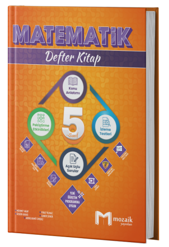 Mozaik Yayınları 5. Sınıf Matematik Defter Kitap Komisyon