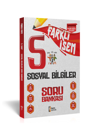 2025 Farklı İsem 5.Sınıf Sosyal Bilgiler Soru Bankası Komisyon