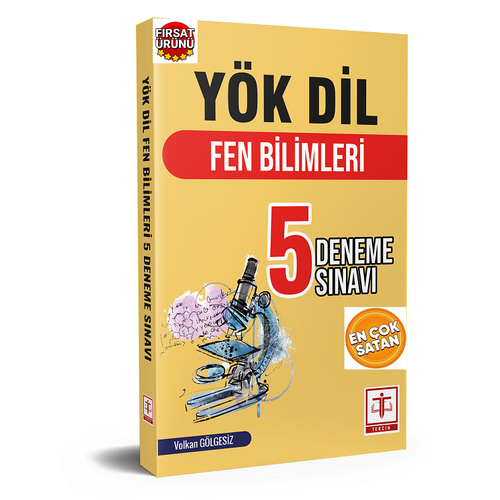 Tercih Yayınları Yökdil İngilizce Fen Bilimleri 5 Deneme Sınavı Volkan