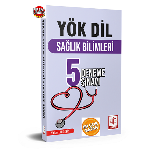 Tercih Yayınları Yökdil İngilizce Sağlık Bilimleri 5 Deneme Sınavı Vol