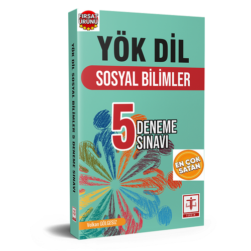 Tercih Yayınları Yökdil İngilizce Sosyal Bilimleri 5 Deneme Sınavı Vol