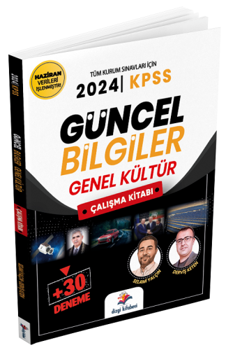 Dizgi Kitap Yayınları 2024 KPSS Güncel Bilgiler, Genel Kültür 30 Denen