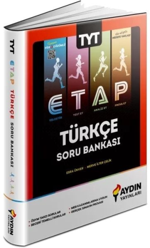 Aydın Yayınları TYT Paragraf ETAP Soru Bankası Esra Ünver