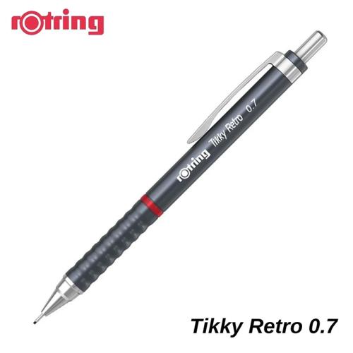 Rotring Versatil Kalem Tıkky Retro Metalik Gri 0.7