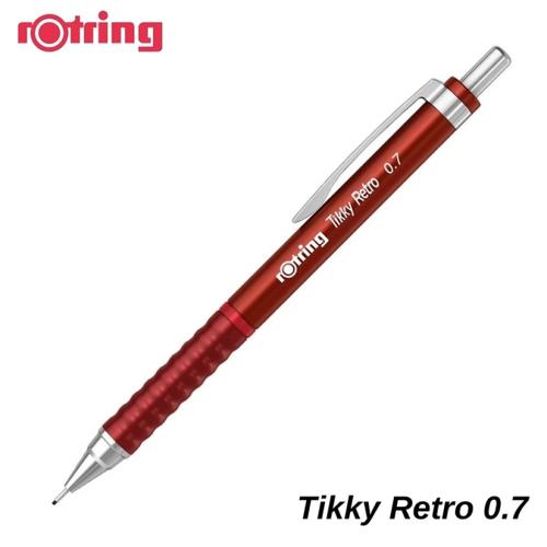 Rotring Versatil Kalem Tıkky Retro Metalik Kırmızı 0.7