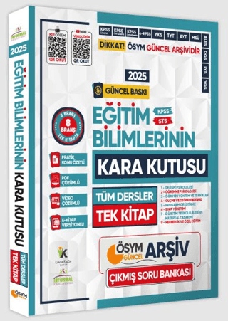 İnformal Yayınları 2025 KPSS Eğitim Bilimlerinin Kara Kutusu Tüm Dersl