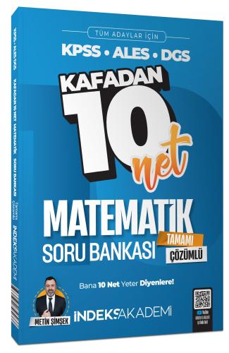 İndeks Akademi KPSS Matematik Kafadan 10 Net Soru Bankası Çözümlü Meti