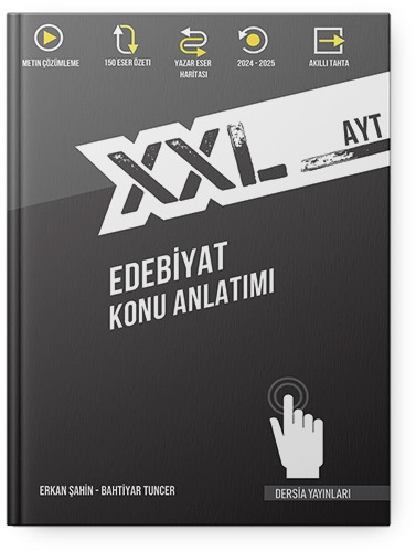 Dersia Yayınları AYT XXL Edebiyat Konu Anlatımı Erkan Şahin