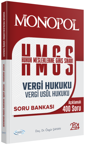 HMGS Vergi Hukuku, Vergi Usul Hukuku Soru Bankası Özgür Şahan