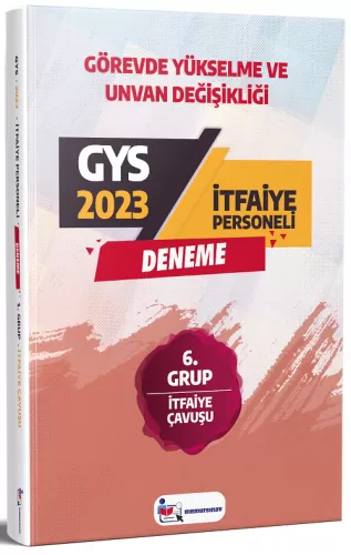 Memur Sınav Yayınları 2023 GYS Yerel Yönetimler İtfaiye Çavuşu 6. Grup