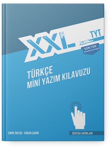 Dersia Yayınları TYT XXL Türkçe Mini Yazım Kılavuzu Erkan Şahin