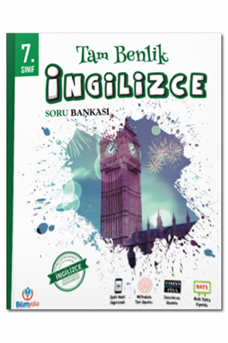 Bilimyolu Yayıncılık 7. Sınıf İngilizce Tam Benlik Soru Bankası Komisy