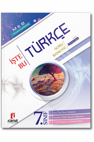 Kanıt Yayınları 7. Sınıf Türkçe İşte Bu Soru Bankası Komisyon