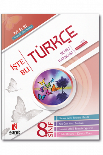 Kanıt Yayınları 8. Sınıf Türkçe İşte Bu Soru Bankası Komisyon
