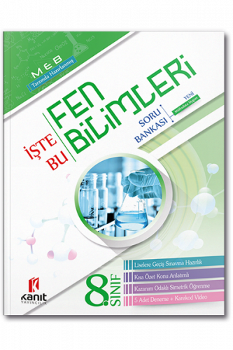 Kanıt Yayınları 8. Sınıf Fen Bilimleri İşte Bu Soru Bankası Komisyon