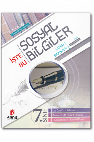 Kanıt Yayınları 7.Sınıf Sosyal Bilgiler İşte Bu Soru Bankası Komisyon