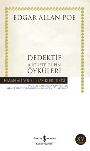 Dedektif Auguste Dupin Öyküleri Edgar Allan Poe