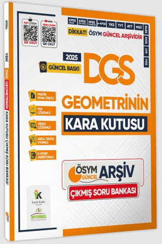 İnformal Yayınları 2025 DGS Geometrinin Kara Kutusu Konu Özetli Soru H