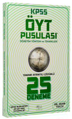 CBA Yayınları KPSS Eğitim Bilimleri Öğretim İlke ve Yöntemleri 25 Dene