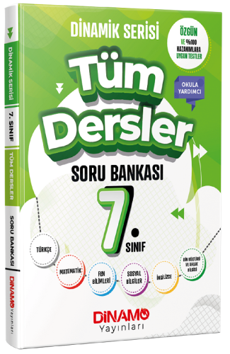 Dinamo Yayınları 7. Sınıf Tüm Dersler Dinamik Serisi Soru Bankası Ethe