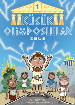 Çocuk Kitapları,Hikaye, - Martı Yayınları - Küçük Olimposlular - Zeus