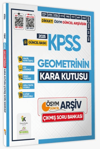 İnformal Yayınları 2025 KPSS Geometrinin Kara Kutusu Çıkmış Sorular So