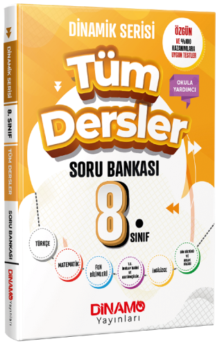 Dinamo Yayınları 8. Sınıf Tüm Dersler Dinamik Serisi Soru Bankası Ethe