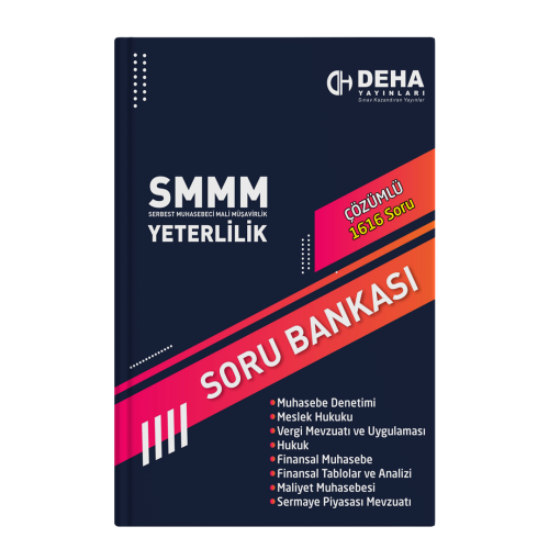 SMMM Yeterlilik Sınavına Hazırlık 1616 Çözümlü Soru Bankası Kitabı Kom