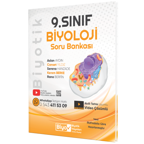 Biyotik Yayınları 9. Sınıf Biyoloji Soru Bankası Canset Yıldız