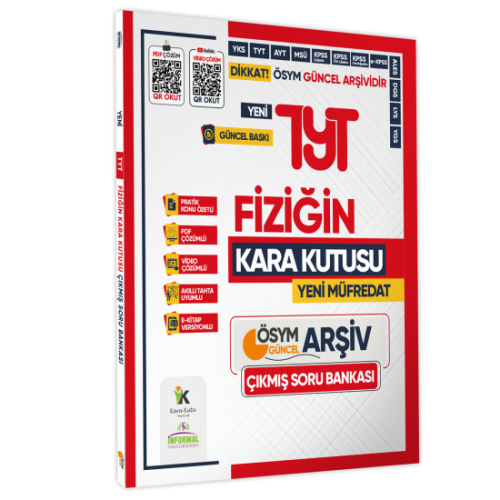 İnformal Yayınları 2025 TYT Fiziğin Kara Kutusu Çıkmış Soru Bankası Ko