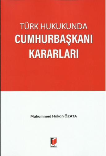 Cumhurbaşkanı Kararları Muhammed Hakan Özata