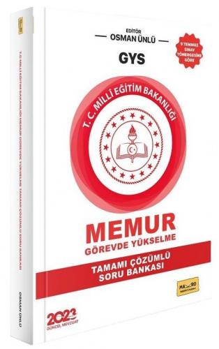 Makro Kitap 2023 T.C. Milli Eğitim Bakanlığı GYS Memur Soru Bankası Os