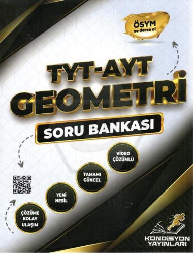 Kondisyon Yayınları TYT AYT Geometri Soru Bankası