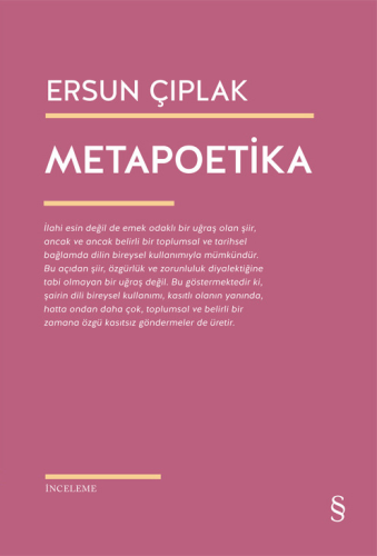 Metapoetika Ersun Çıplak