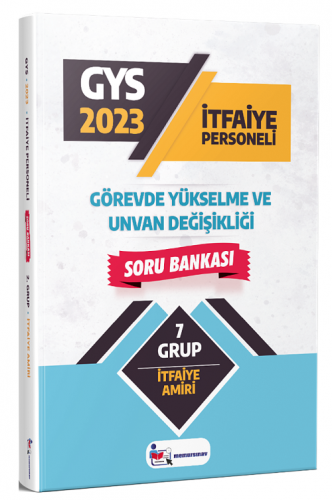 Memur Sınav Yayınları 2023 GYS İtfaiye Amiri Soru Bankası Komisyon