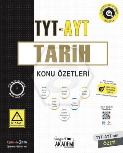 Üçgen Akademi TYT AYT Tarih Konu Özetleri