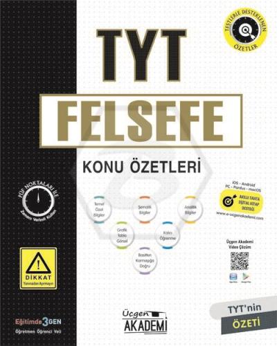 Üçgen Akademi Lise AYT Felsefe Konu Özetleri Taner Beyter