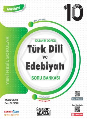 Üçgen Akademi Lise 10. Sınıf Türk Dİli ve Edebiyatı Soru Bankası Musta