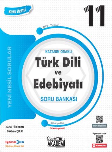 Üçgen Akademi Lise 11. Sınıf Türk Dili ve Edebiyatı Soru Bankası Fahri